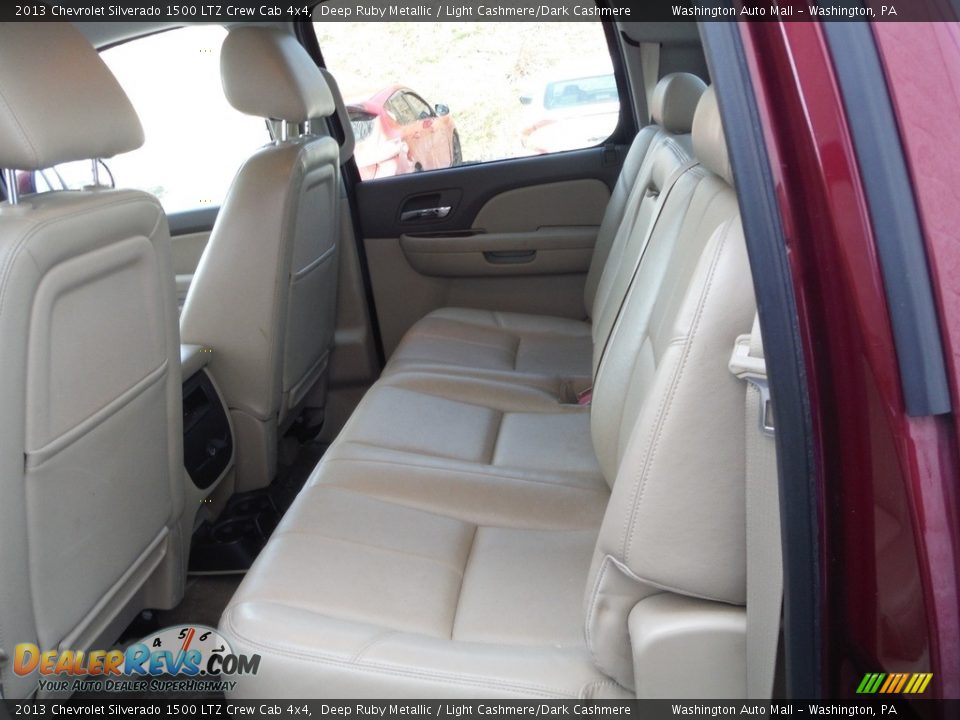 2013 Chevrolet Silverado 1500 LTZ Crew Cab 4x4 Deep Ruby Metallic / Light Cashmere/Dark Cashmere Photo #29