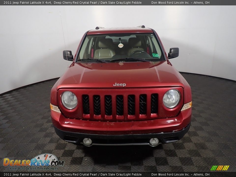 2011 Jeep Patriot Latitude X 4x4 Deep Cherry Red Crystal Pearl / Dark Slate Gray/Light Pebble Photo #4