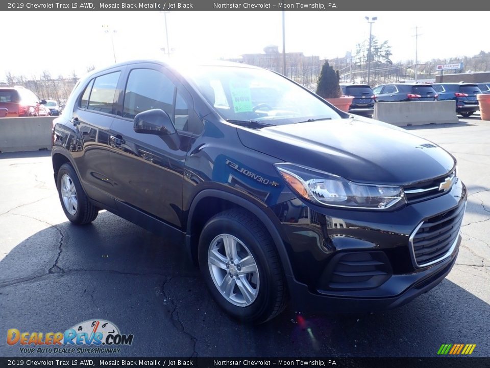 2019 Chevrolet Trax LS AWD Mosaic Black Metallic / Jet Black Photo #11