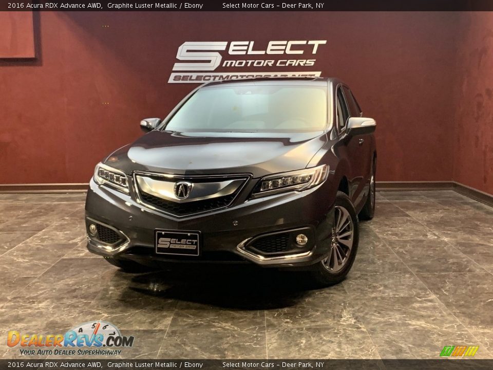 2016 Acura RDX Advance AWD Graphite Luster Metallic / Ebony Photo #1