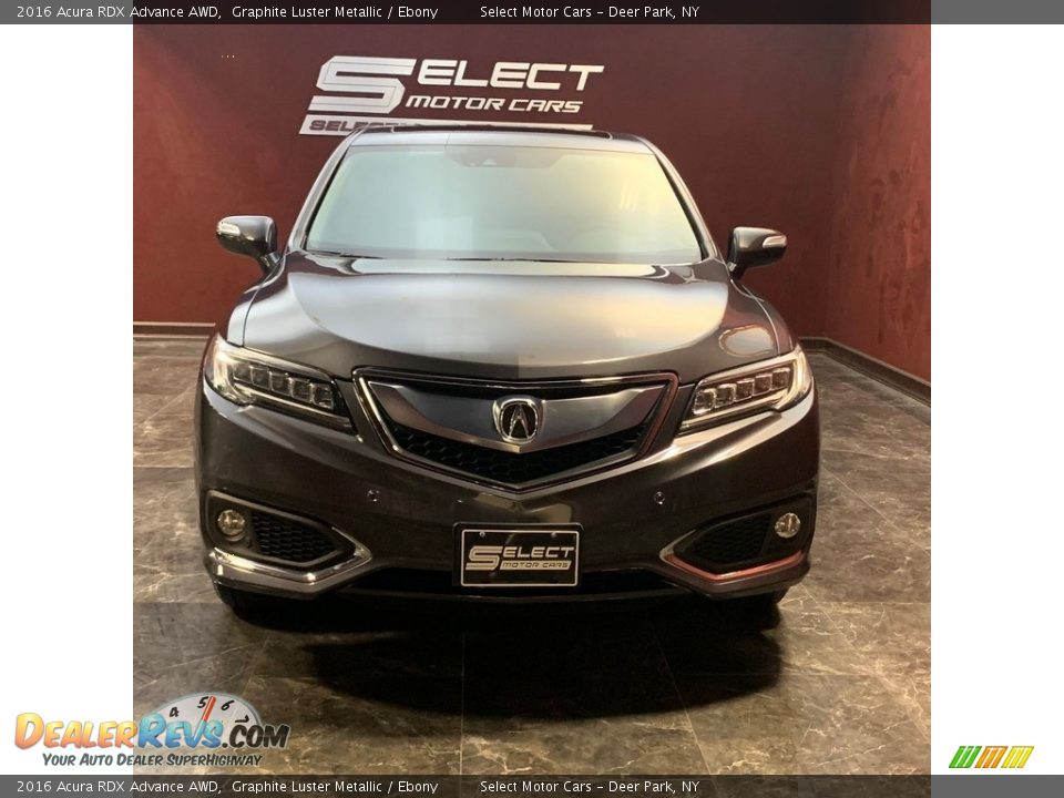 2016 Acura RDX Advance AWD Graphite Luster Metallic / Ebony Photo #2