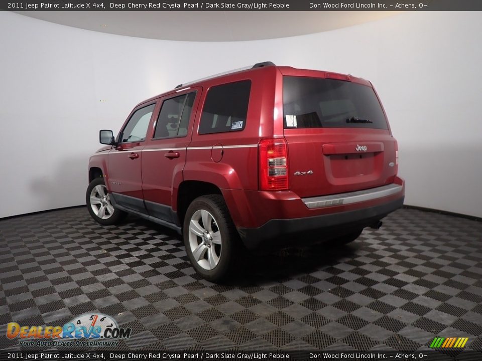 2011 Jeep Patriot Latitude X 4x4 Deep Cherry Red Crystal Pearl / Dark Slate Gray/Light Pebble Photo #10