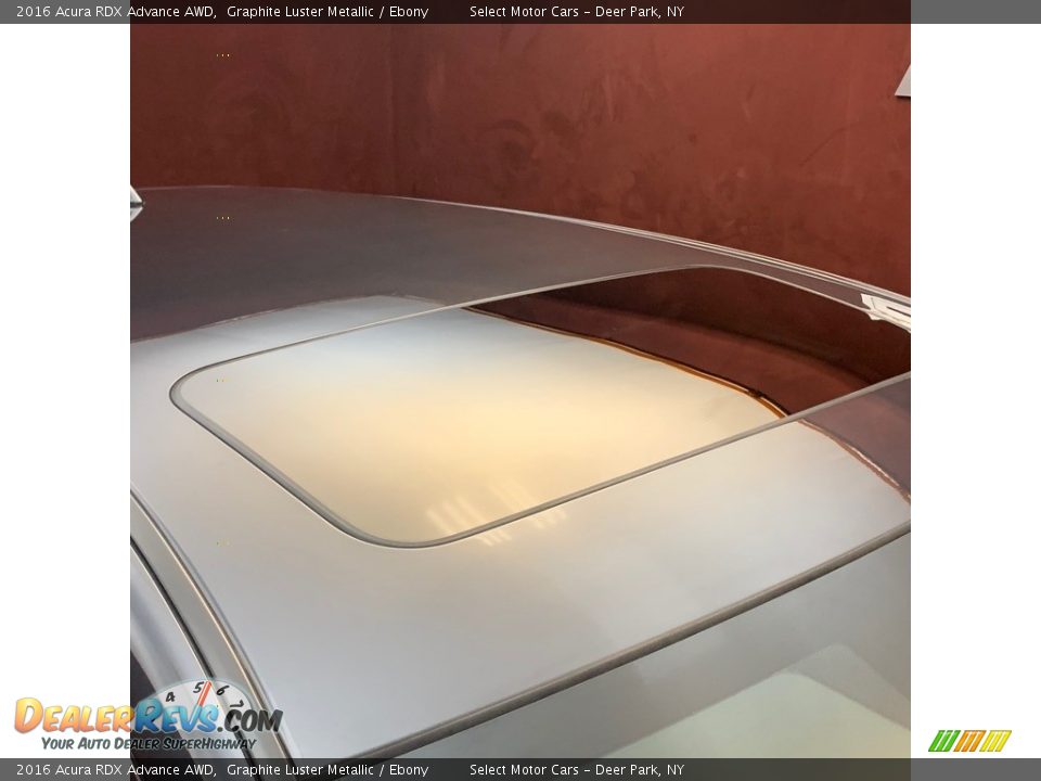 2016 Acura RDX Advance AWD Graphite Luster Metallic / Ebony Photo #6