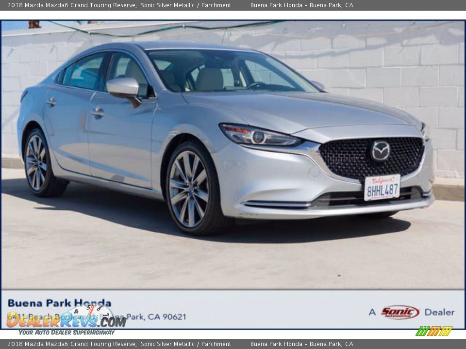 2018 Mazda Mazda6 Grand Touring Reserve Sonic Silver Metallic / Parchment Photo #1