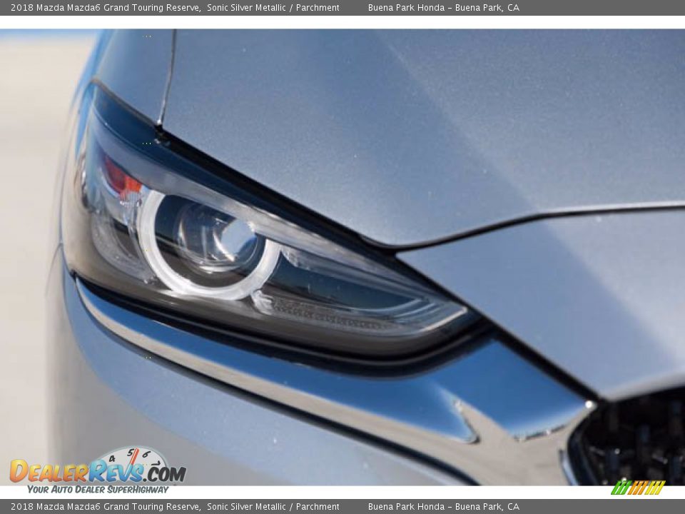 2018 Mazda Mazda6 Grand Touring Reserve Sonic Silver Metallic / Parchment Photo #8