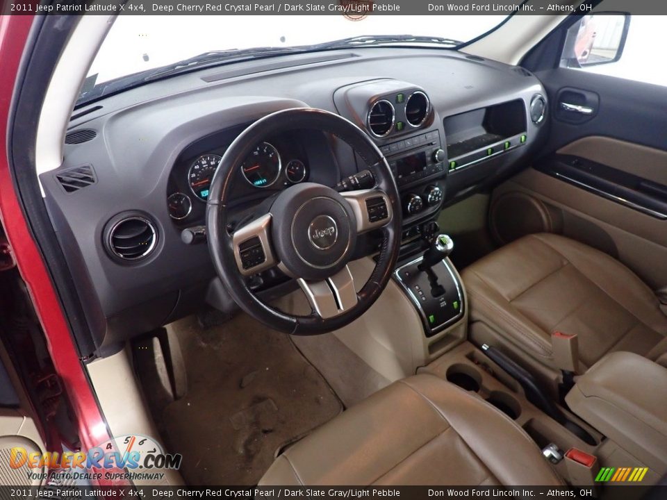 2011 Jeep Patriot Latitude X 4x4 Deep Cherry Red Crystal Pearl / Dark Slate Gray/Light Pebble Photo #17