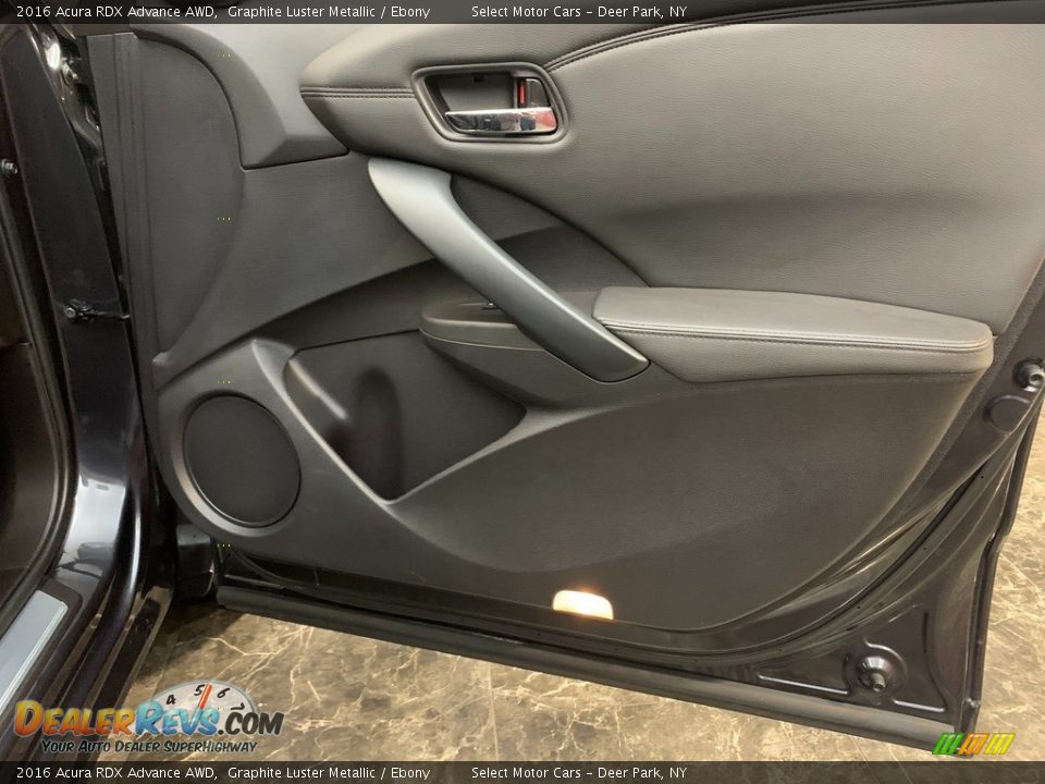 2016 Acura RDX Advance AWD Graphite Luster Metallic / Ebony Photo #14