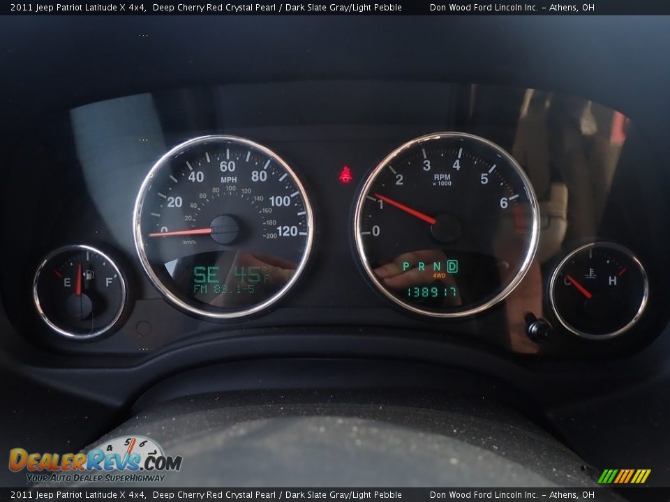 2011 Jeep Patriot Latitude X 4x4 Deep Cherry Red Crystal Pearl / Dark Slate Gray/Light Pebble Photo #18