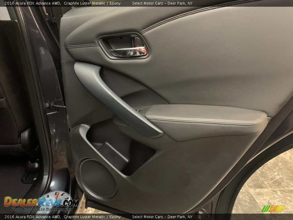 2016 Acura RDX Advance AWD Graphite Luster Metallic / Ebony Photo #15