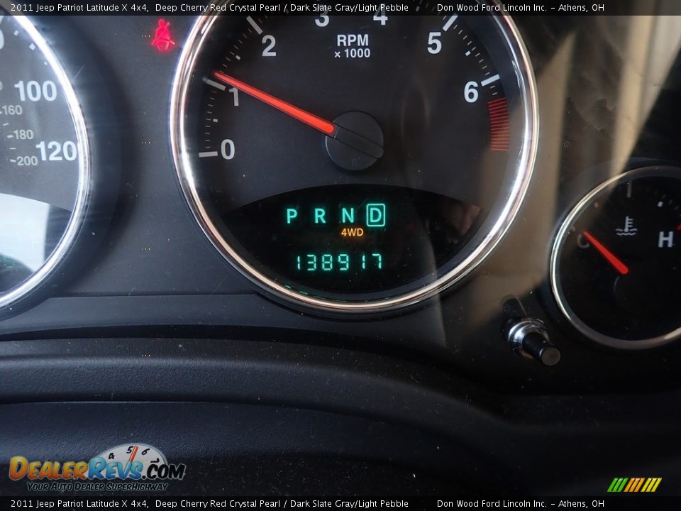 2011 Jeep Patriot Latitude X 4x4 Deep Cherry Red Crystal Pearl / Dark Slate Gray/Light Pebble Photo #21