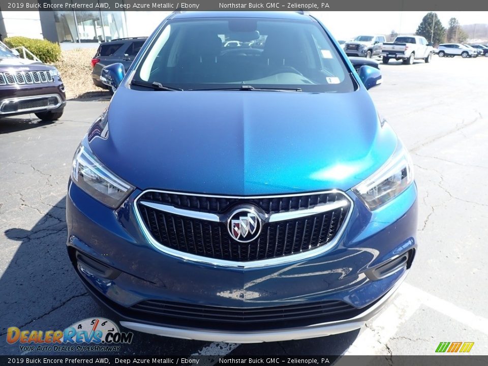 2019 Buick Encore Preferred AWD Deep Azure Metallic / Ebony Photo #3