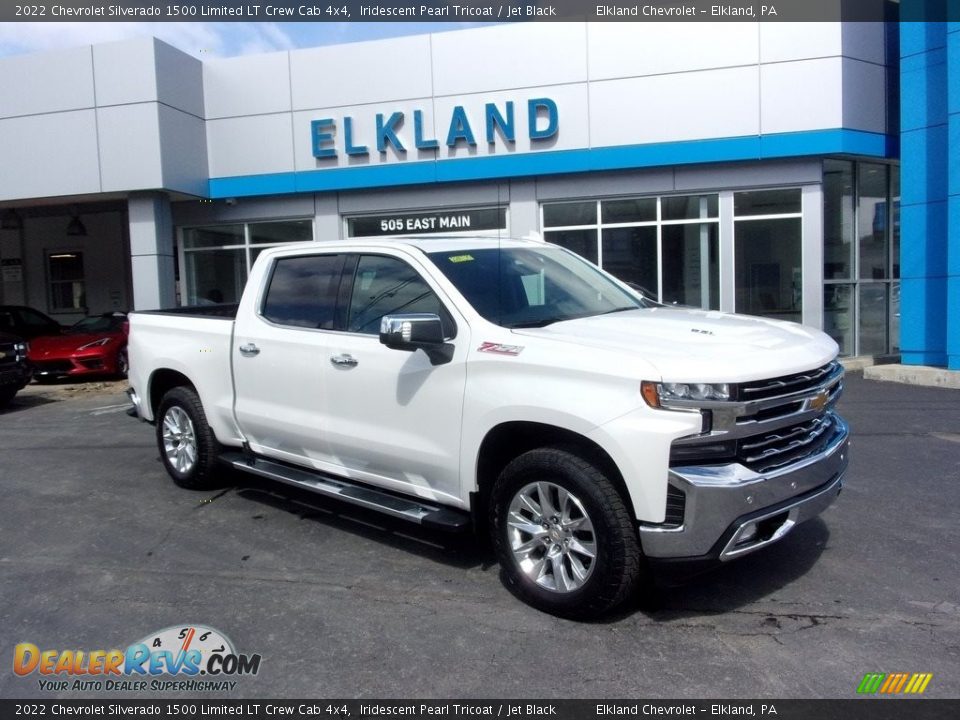 2022 Chevrolet Silverado 1500 Limited LT Crew Cab 4x4 Iridescent Pearl Tricoat / Jet Black Photo #1