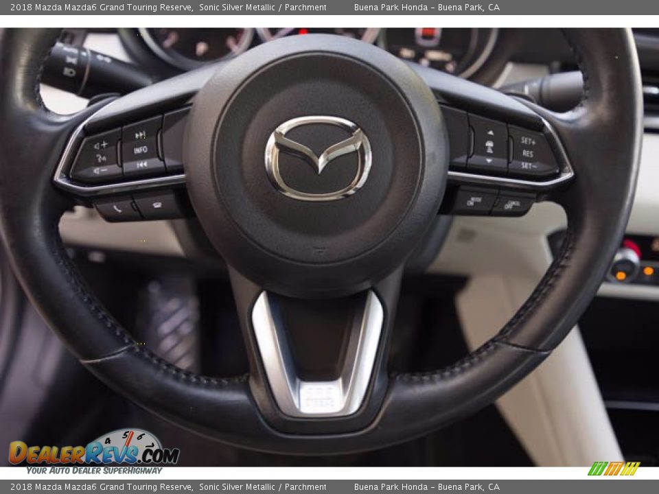 2018 Mazda Mazda6 Grand Touring Reserve Sonic Silver Metallic / Parchment Photo #15