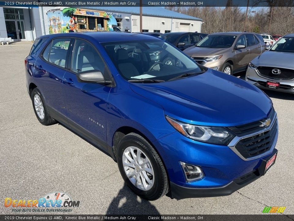2019 Chevrolet Equinox LS AWD Kinetic Blue Metallic / Medium Ash Gray Photo #5