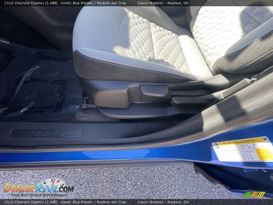 2019 Chevrolet Equinox LS AWD Kinetic Blue Metallic / Medium Ash Gray Photo #8