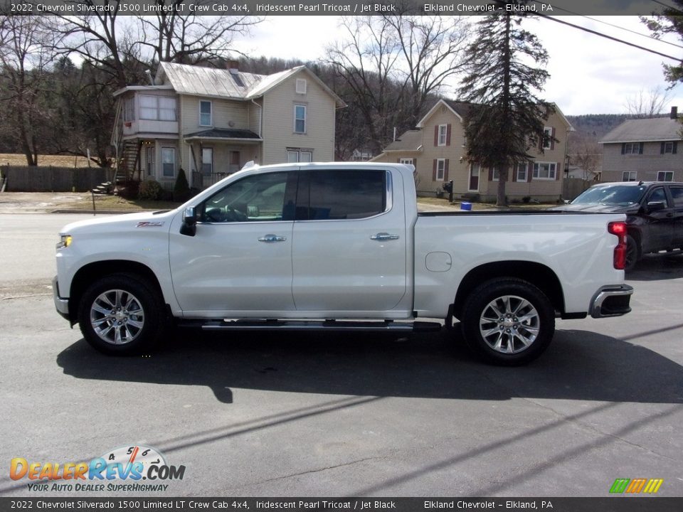 2022 Chevrolet Silverado 1500 Limited LT Crew Cab 4x4 Iridescent Pearl Tricoat / Jet Black Photo #6