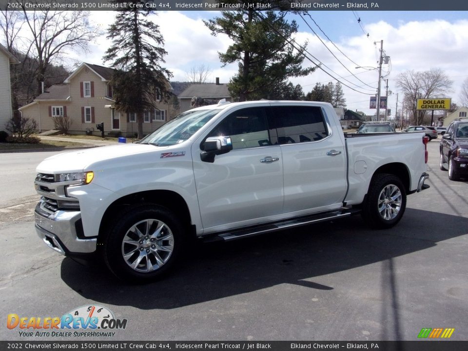 2022 Chevrolet Silverado 1500 Limited LT Crew Cab 4x4 Iridescent Pearl Tricoat / Jet Black Photo #7