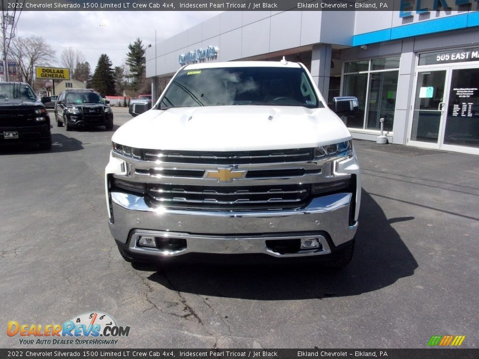 2022 Chevrolet Silverado 1500 Limited LT Crew Cab 4x4 Iridescent Pearl Tricoat / Jet Black Photo #8