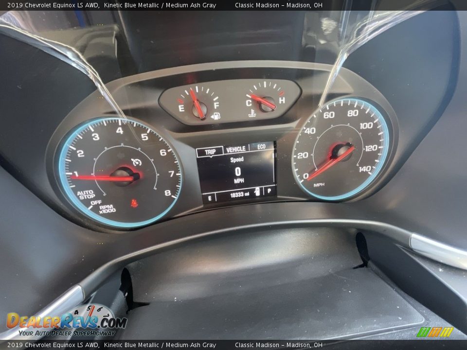 2019 Chevrolet Equinox LS AWD Kinetic Blue Metallic / Medium Ash Gray Photo #12