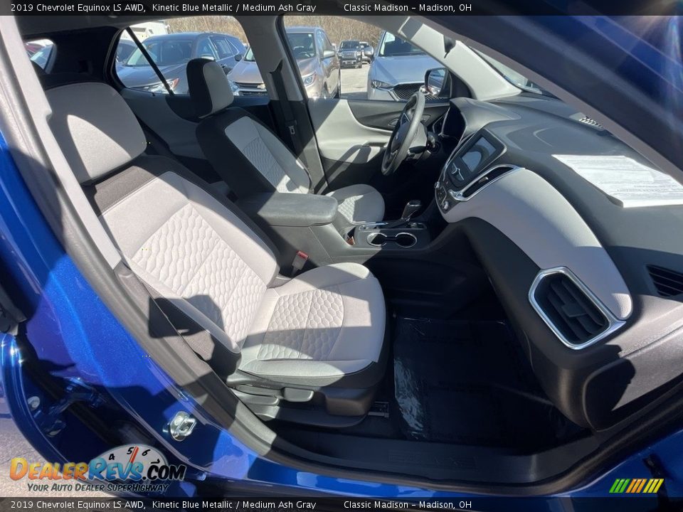 2019 Chevrolet Equinox LS AWD Kinetic Blue Metallic / Medium Ash Gray Photo #13