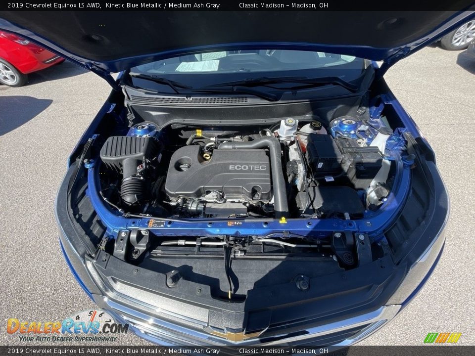 2019 Chevrolet Equinox LS AWD Kinetic Blue Metallic / Medium Ash Gray Photo #19