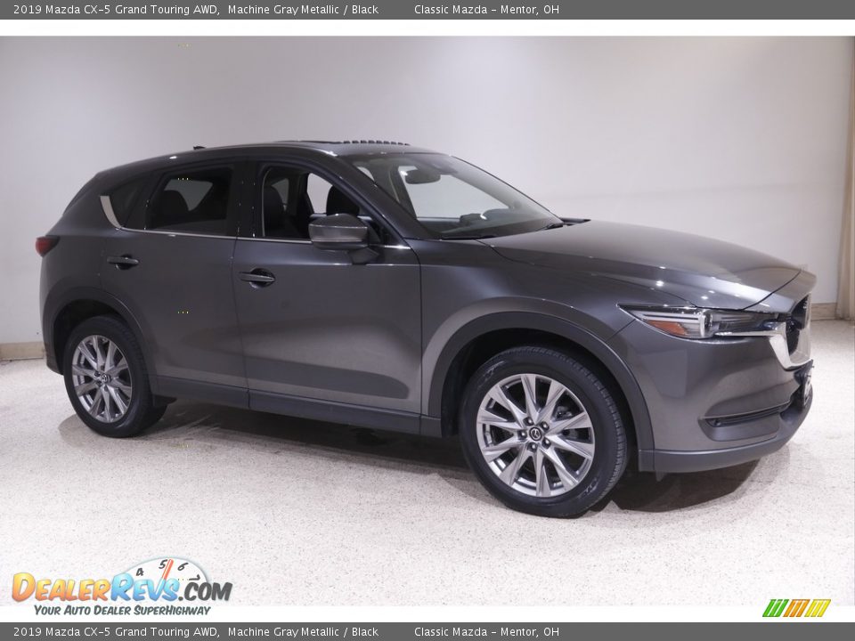 2019 Mazda CX-5 Grand Touring AWD Machine Gray Metallic / Black Photo #1