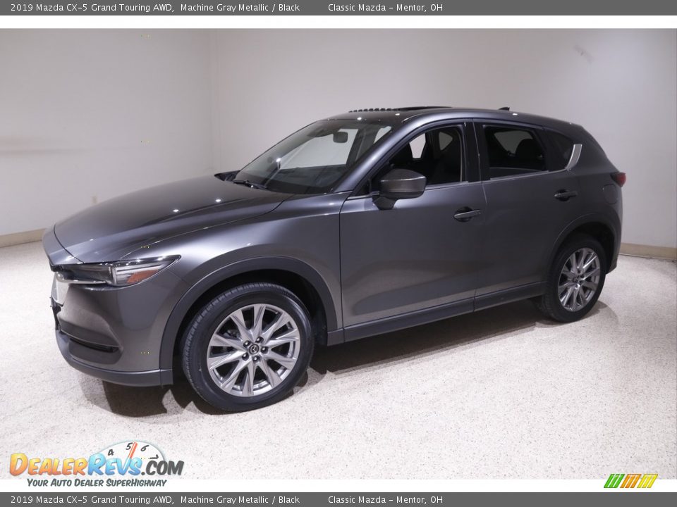 2019 Mazda CX-5 Grand Touring AWD Machine Gray Metallic / Black Photo #3