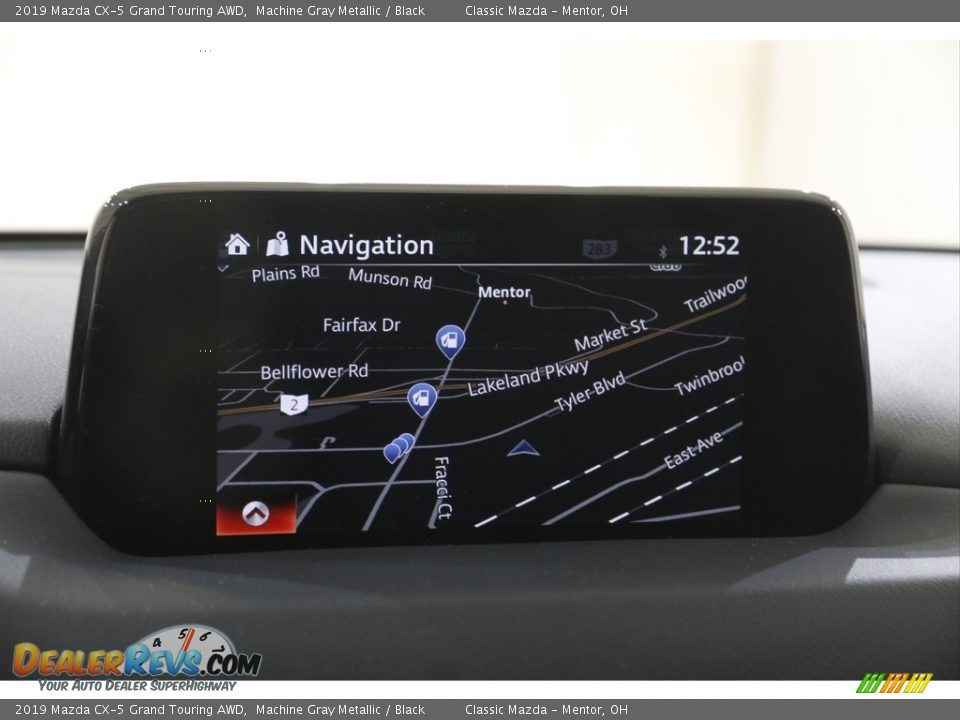 2019 Mazda CX-5 Grand Touring AWD Machine Gray Metallic / Black Photo #10