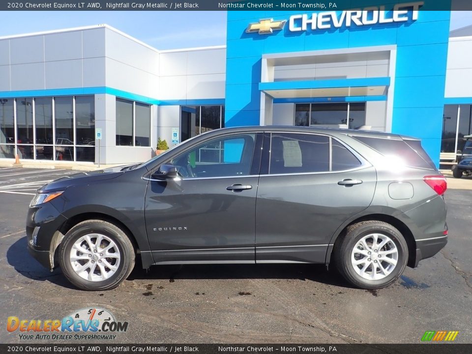 Nightfall Gray Metallic 2020 Chevrolet Equinox LT AWD Photo #3