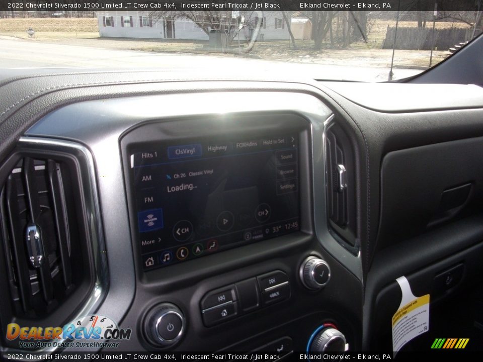 2022 Chevrolet Silverado 1500 Limited LT Crew Cab 4x4 Iridescent Pearl Tricoat / Jet Black Photo #34