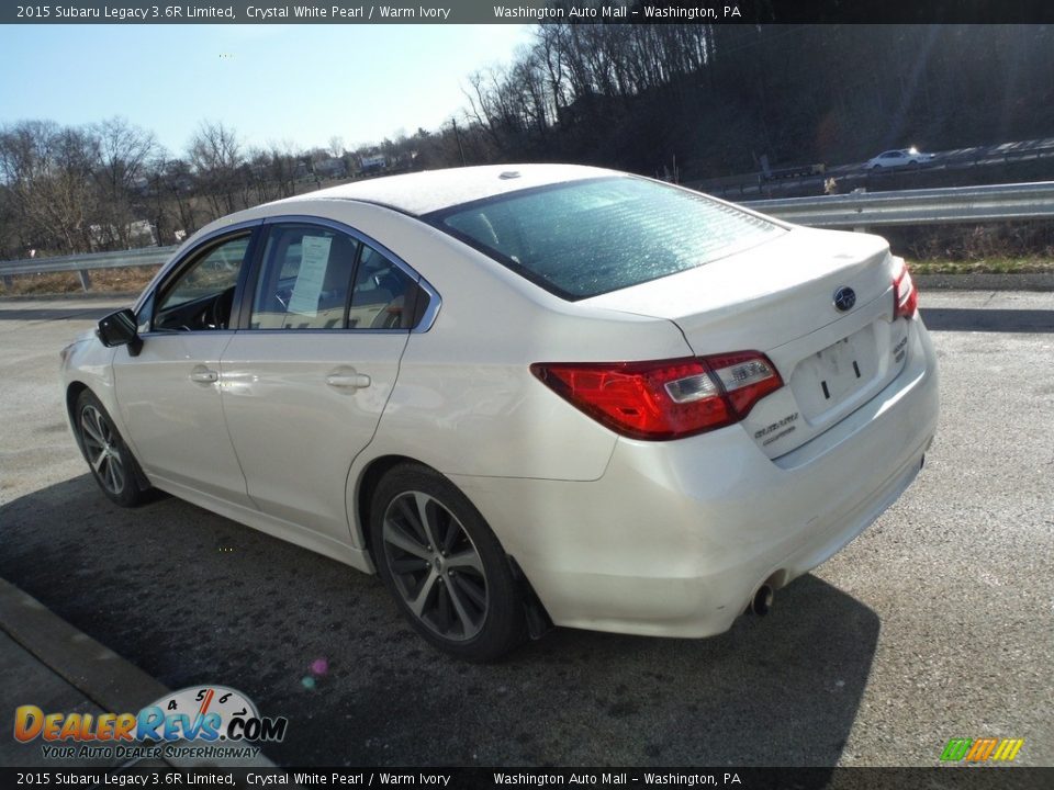2015 Subaru Legacy 3.6R Limited Crystal White Pearl / Warm Ivory Photo #13