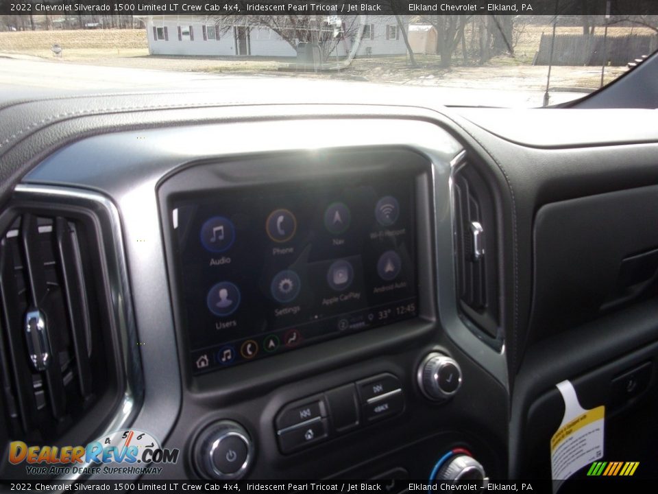 2022 Chevrolet Silverado 1500 Limited LT Crew Cab 4x4 Iridescent Pearl Tricoat / Jet Black Photo #35