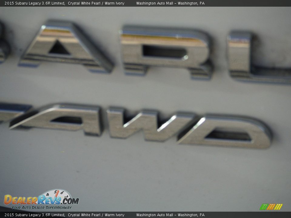 2015 Subaru Legacy 3.6R Limited Crystal White Pearl / Warm Ivory Photo #15