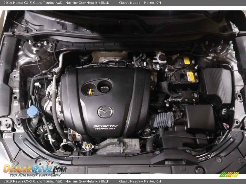 2019 Mazda CX-5 Grand Touring AWD Machine Gray Metallic / Black Photo #19