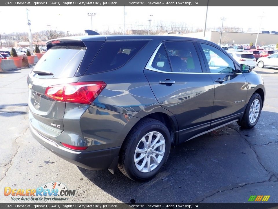 2020 Chevrolet Equinox LT AWD Nightfall Gray Metallic / Jet Black Photo #9