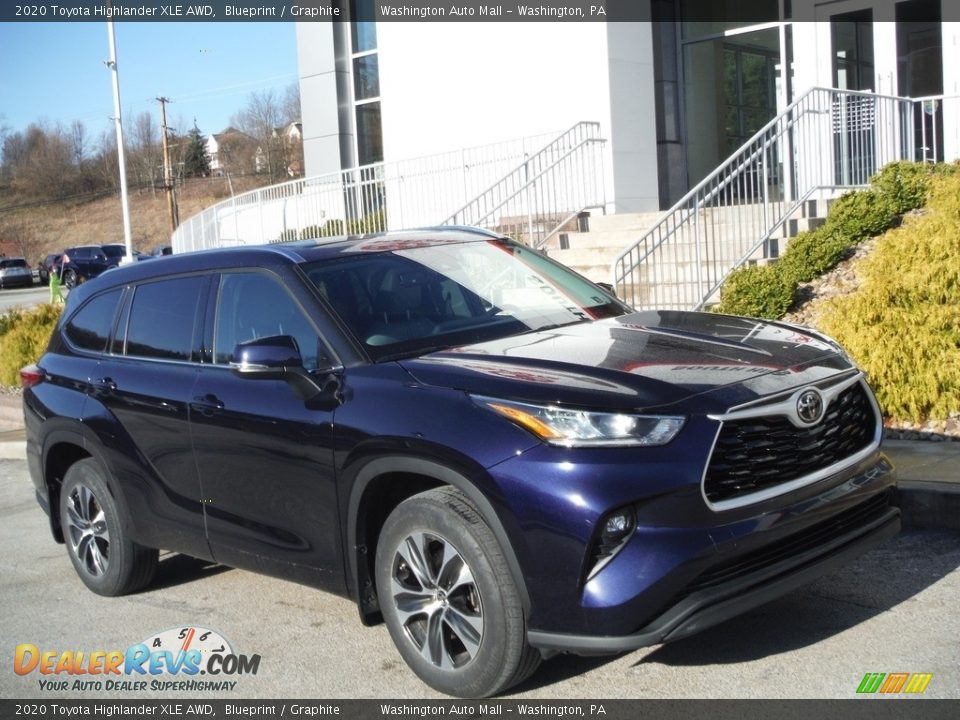 2020 Toyota Highlander XLE AWD Blueprint / Graphite Photo #1