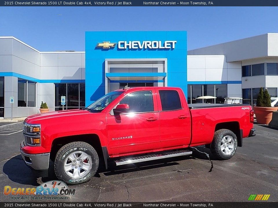 2015 Chevrolet Silverado 1500 LT Double Cab 4x4 Victory Red / Jet Black Photo #1