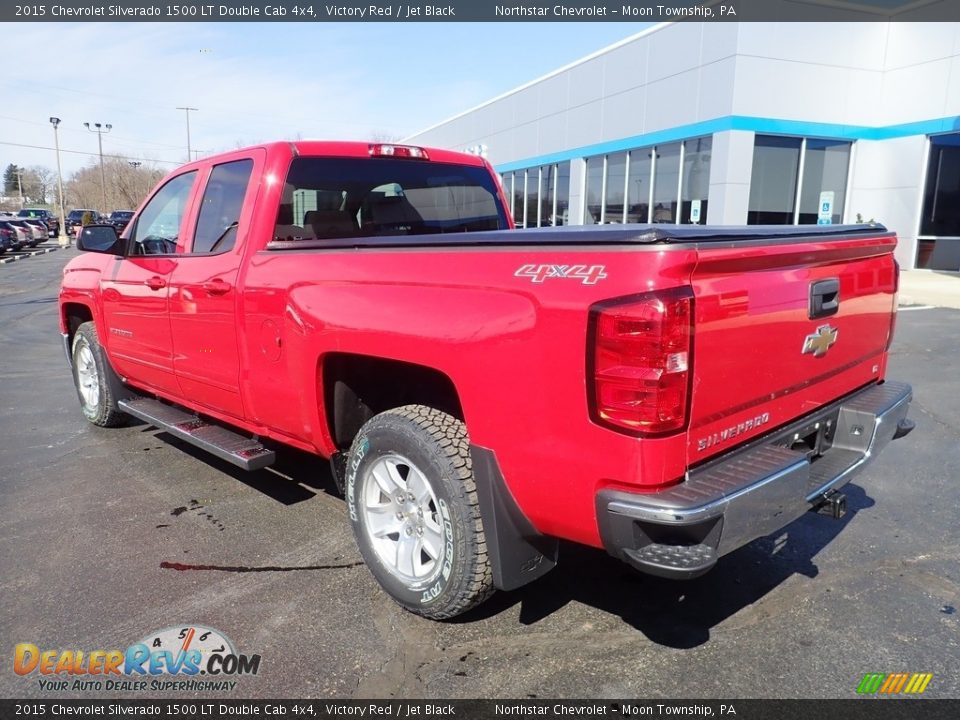 2015 Chevrolet Silverado 1500 LT Double Cab 4x4 Victory Red / Jet Black Photo #4