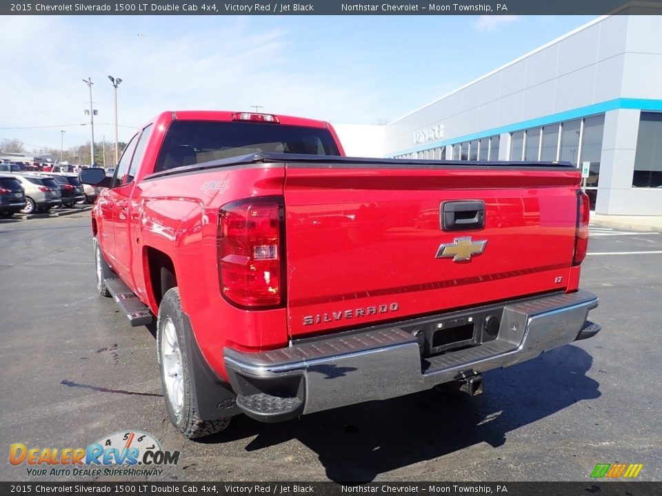 2015 Chevrolet Silverado 1500 LT Double Cab 4x4 Victory Red / Jet Black Photo #5