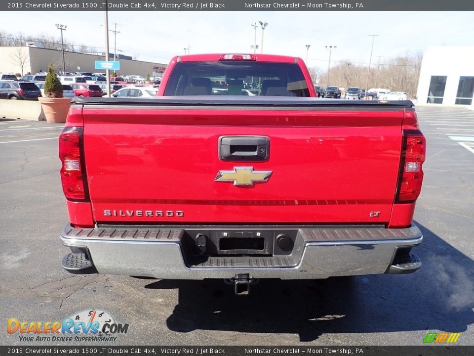 2015 Chevrolet Silverado 1500 LT Double Cab 4x4 Victory Red / Jet Black Photo #6