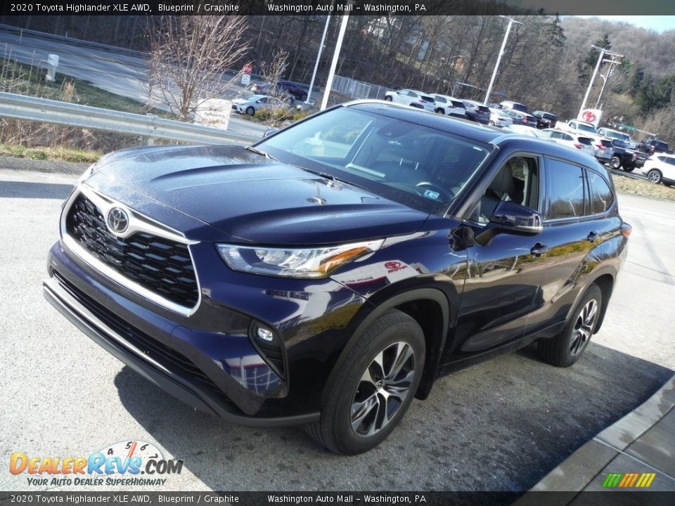 2020 Toyota Highlander XLE AWD Blueprint / Graphite Photo #12