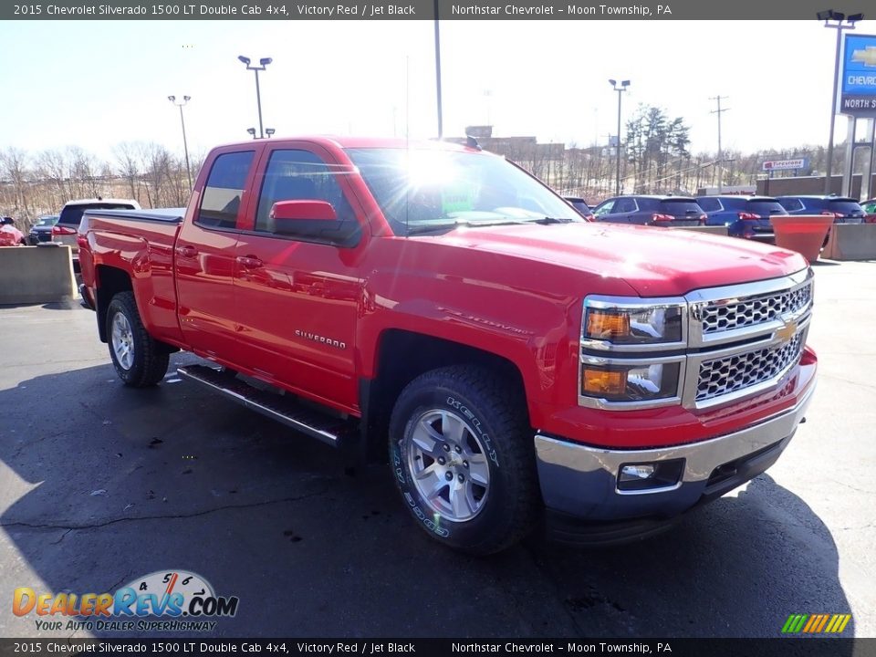 2015 Chevrolet Silverado 1500 LT Double Cab 4x4 Victory Red / Jet Black Photo #10