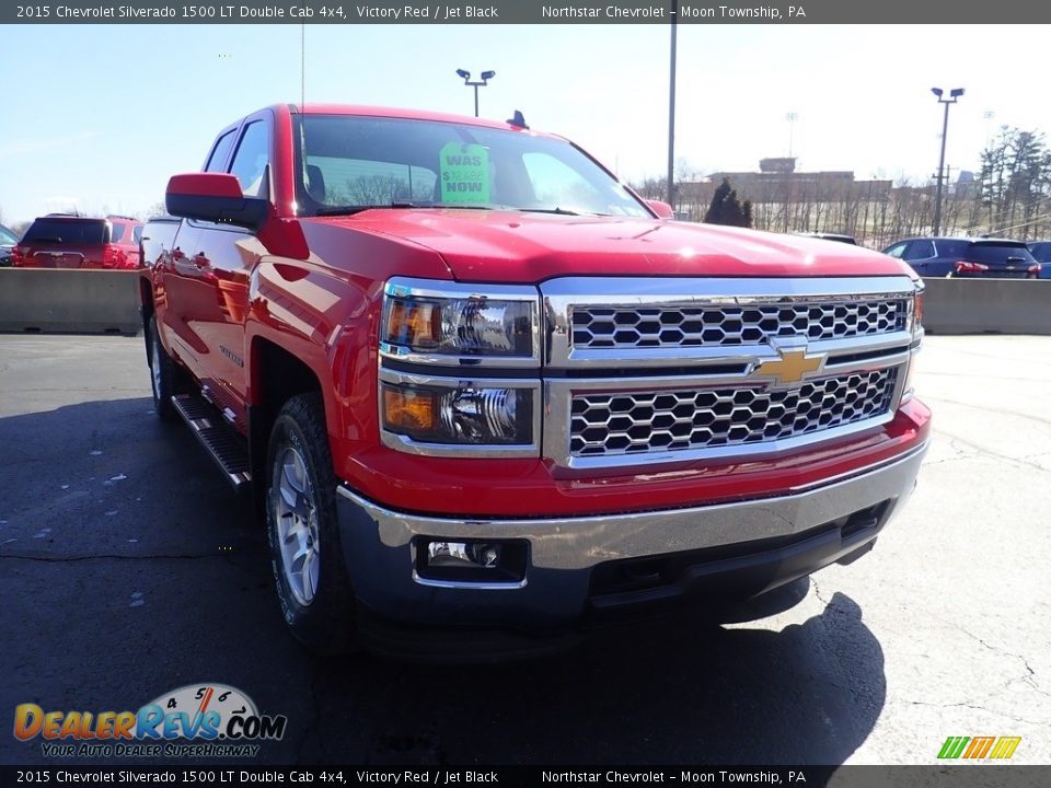 2015 Chevrolet Silverado 1500 LT Double Cab 4x4 Victory Red / Jet Black Photo #11