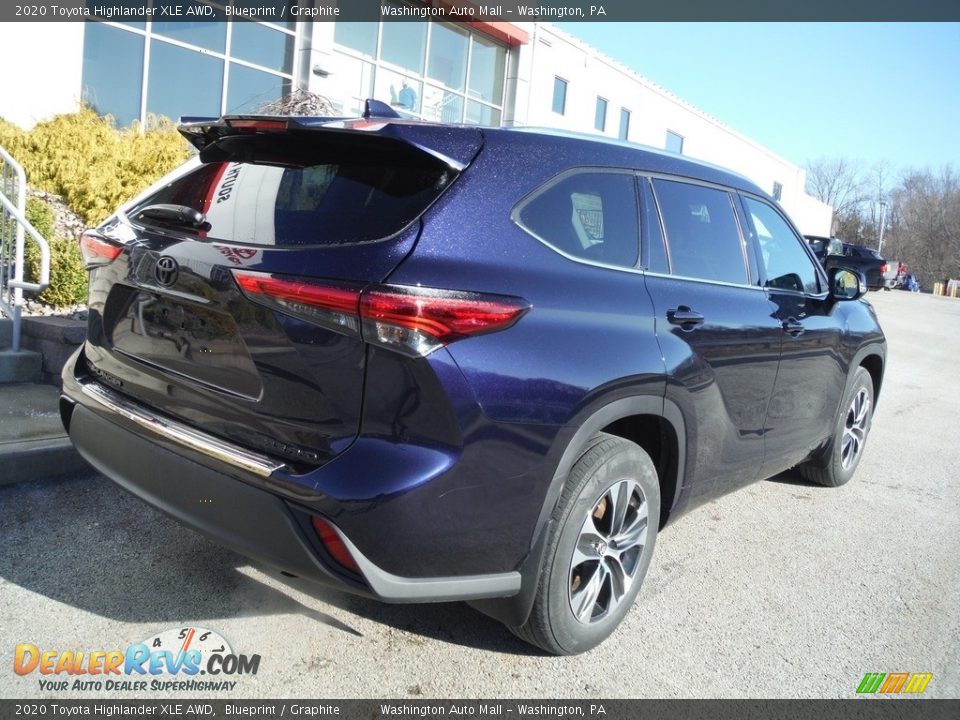 2020 Toyota Highlander XLE AWD Blueprint / Graphite Photo #17