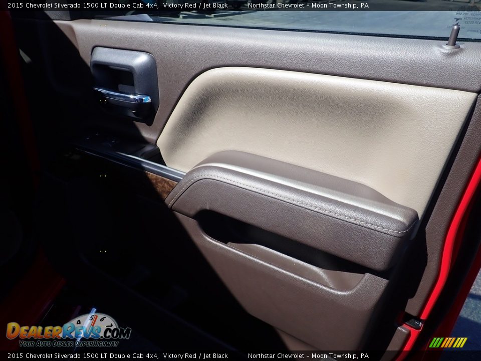 2015 Chevrolet Silverado 1500 LT Double Cab 4x4 Victory Red / Jet Black Photo #16