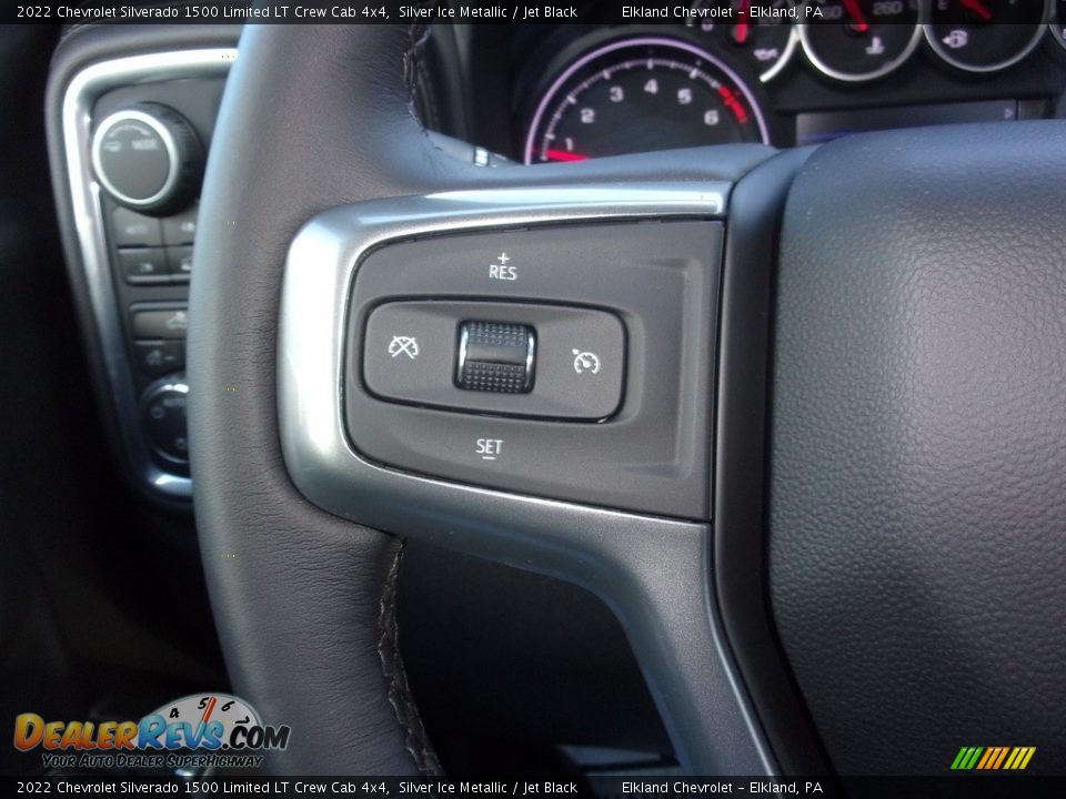 2022 Chevrolet Silverado 1500 Limited LT Crew Cab 4x4 Silver Ice Metallic / Jet Black Photo #25