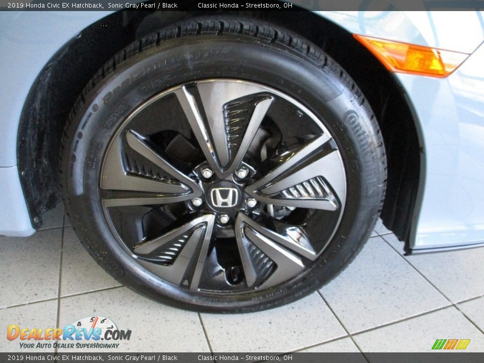 2019 Honda Civic EX Hatchback Sonic Gray Pearl / Black Photo #5