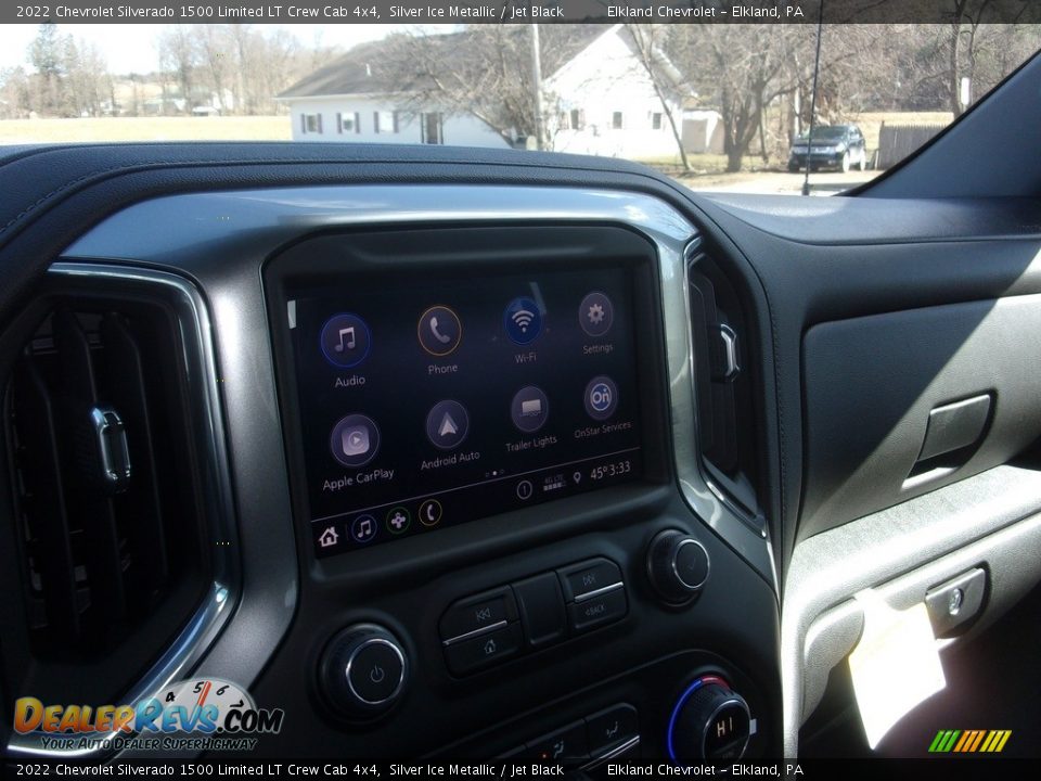 2022 Chevrolet Silverado 1500 Limited LT Crew Cab 4x4 Silver Ice Metallic / Jet Black Photo #28