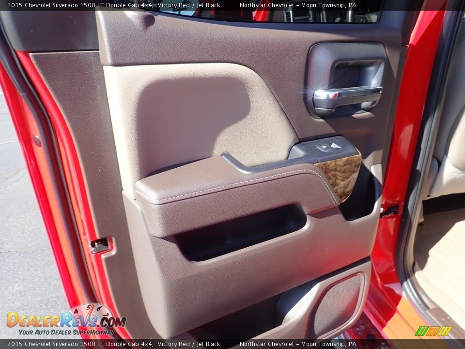 2015 Chevrolet Silverado 1500 LT Double Cab 4x4 Victory Red / Jet Black Photo #22