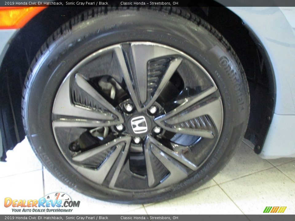 2019 Honda Civic EX Hatchback Sonic Gray Pearl / Black Photo #12